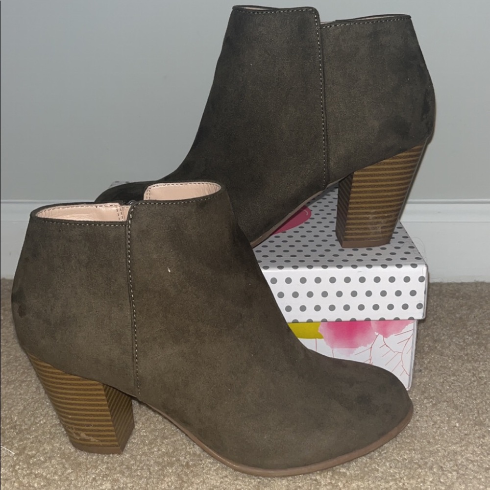 Suede Booties